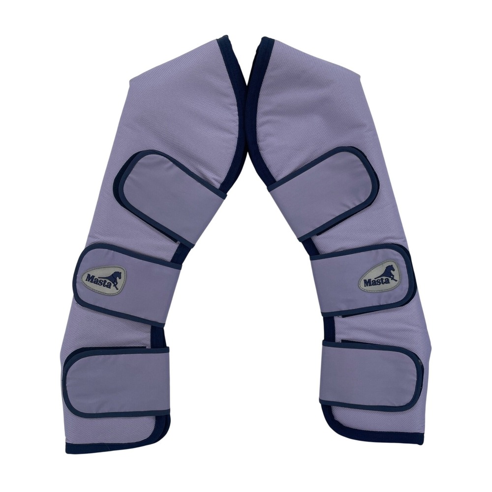 Masta Horse Travel Boots Pony Size Lavender Purple Fleece Lined Set of 2 New